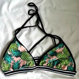 pineapple bathing suit top